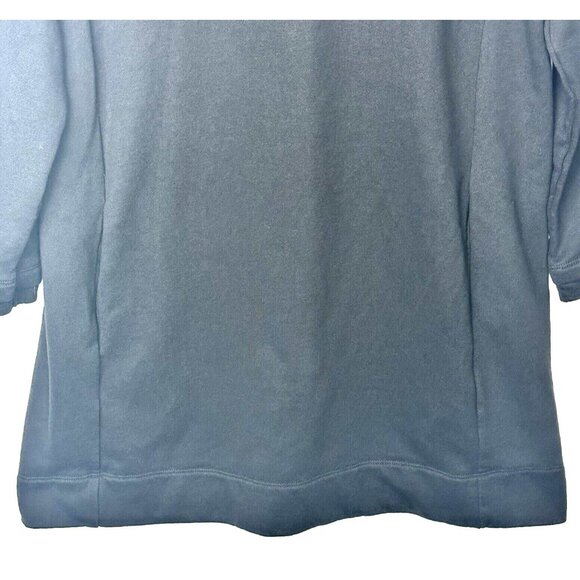 Long Tall Sally Womens Sweater Long Sleeve 1/4 Zip Pullover Black Size Medium - Picture 5 of 16